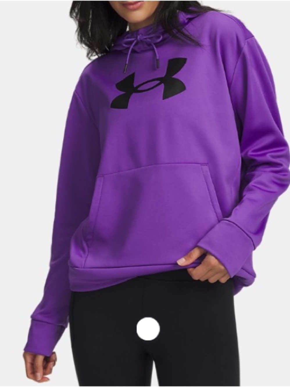 NWT Under Armour Fleece Big Logo
Women's Hoodie Purple Sz Medium